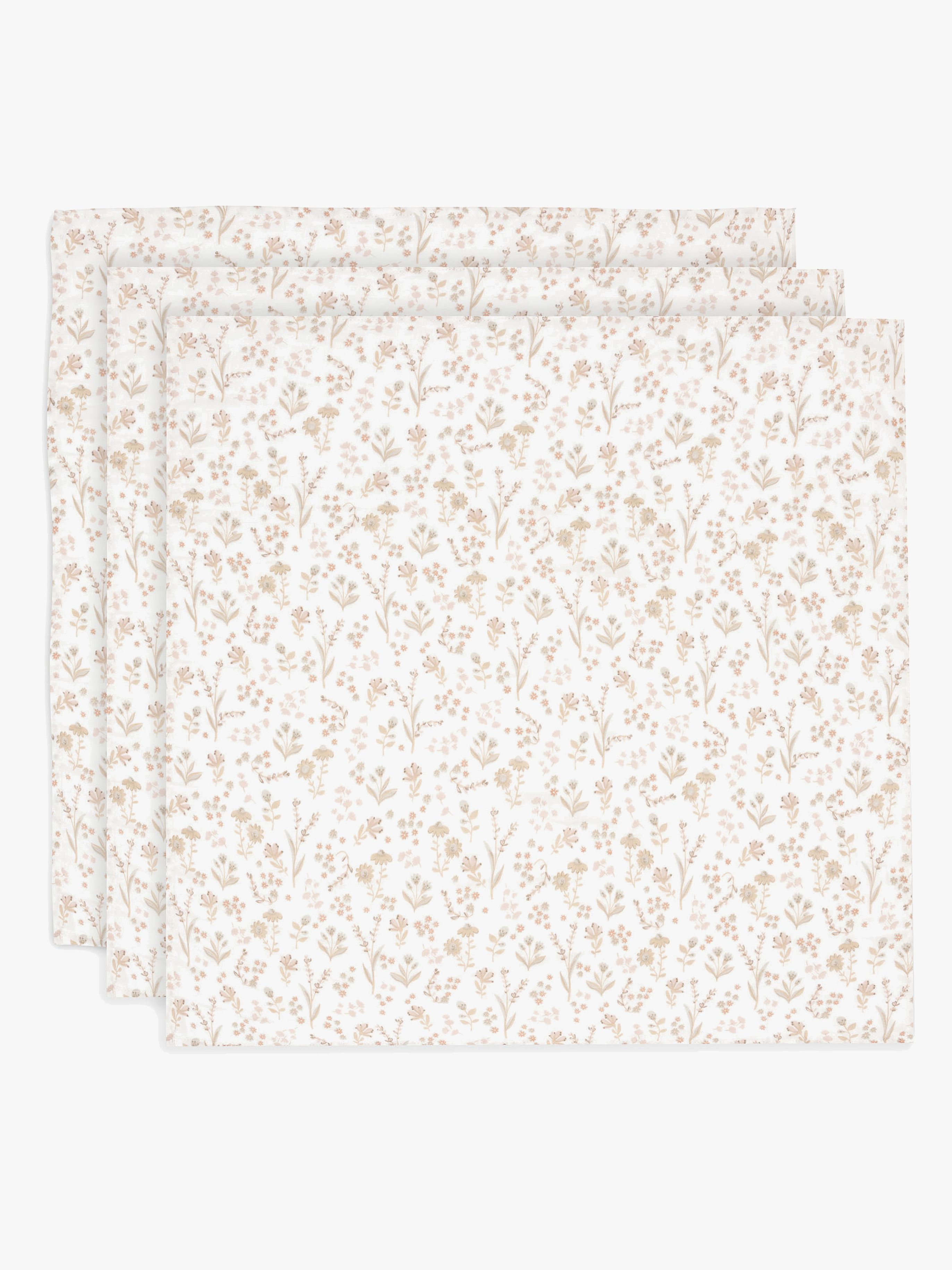 Jollein Musselintuch 3er-Pack, Bloomy
