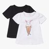 Luca & Lola Emily Oberteil 2er Pack, White/Anthracite