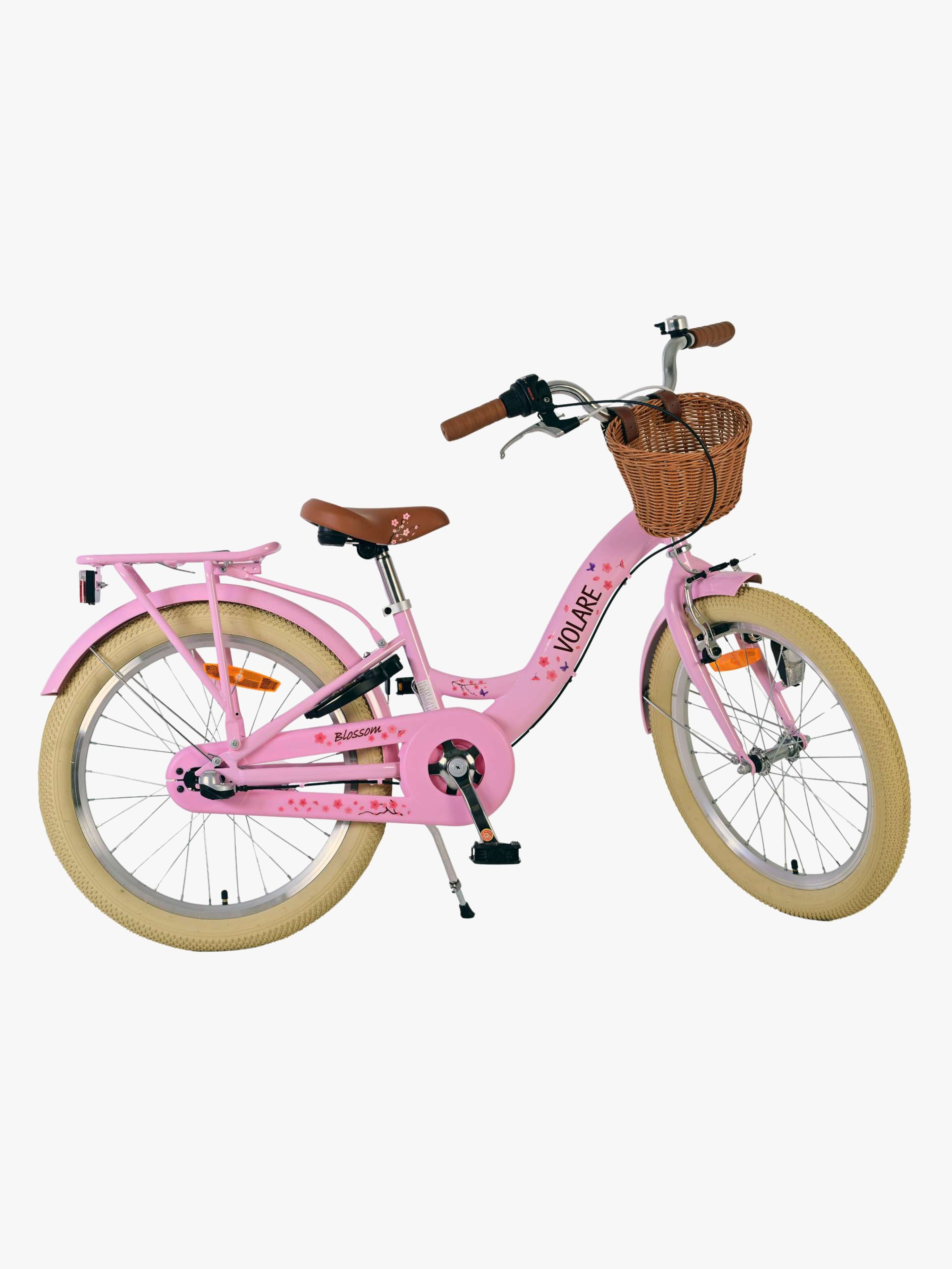 Volare Blossom Kinderfahrrad 3-Gang 20 Zoll, Rosa
