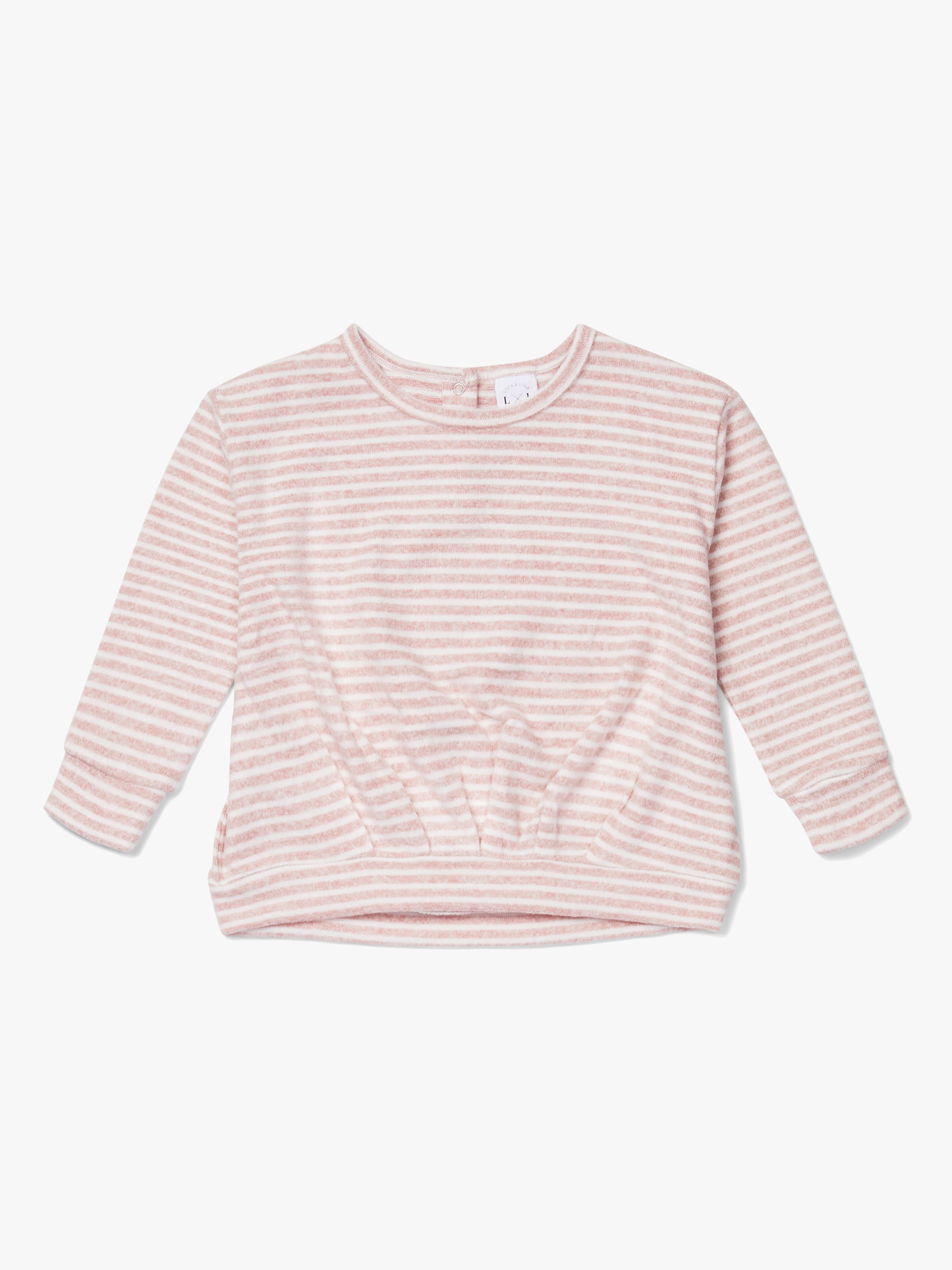 Luca &  Lola Rosella Pullover, Pink Stripes 110-116