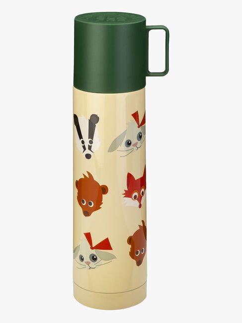 Blafre Isolierflasche Waldfreunde, Grün