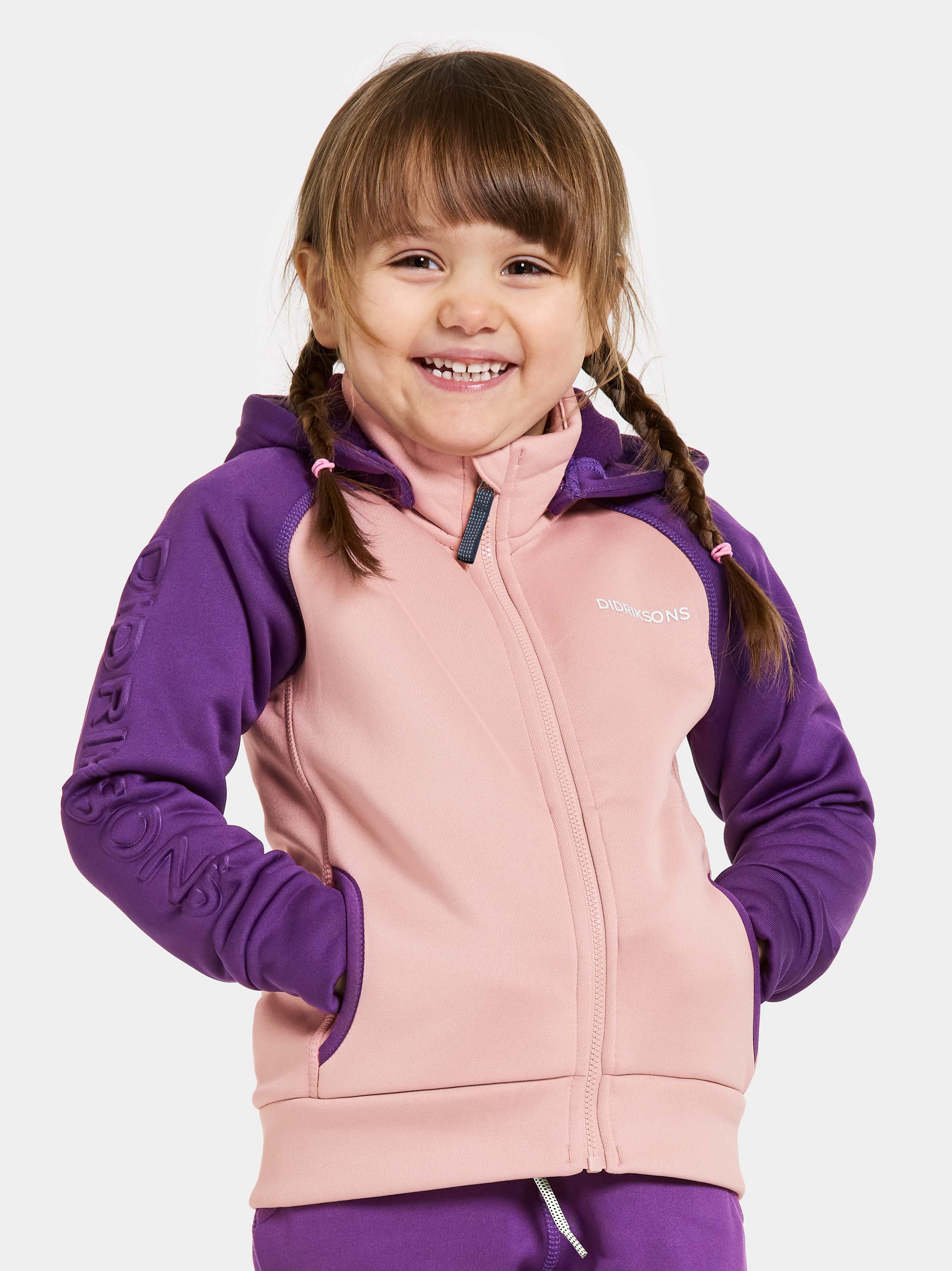Didriksons Corin Powerstretch-Jacke, Dusty Pink, 130