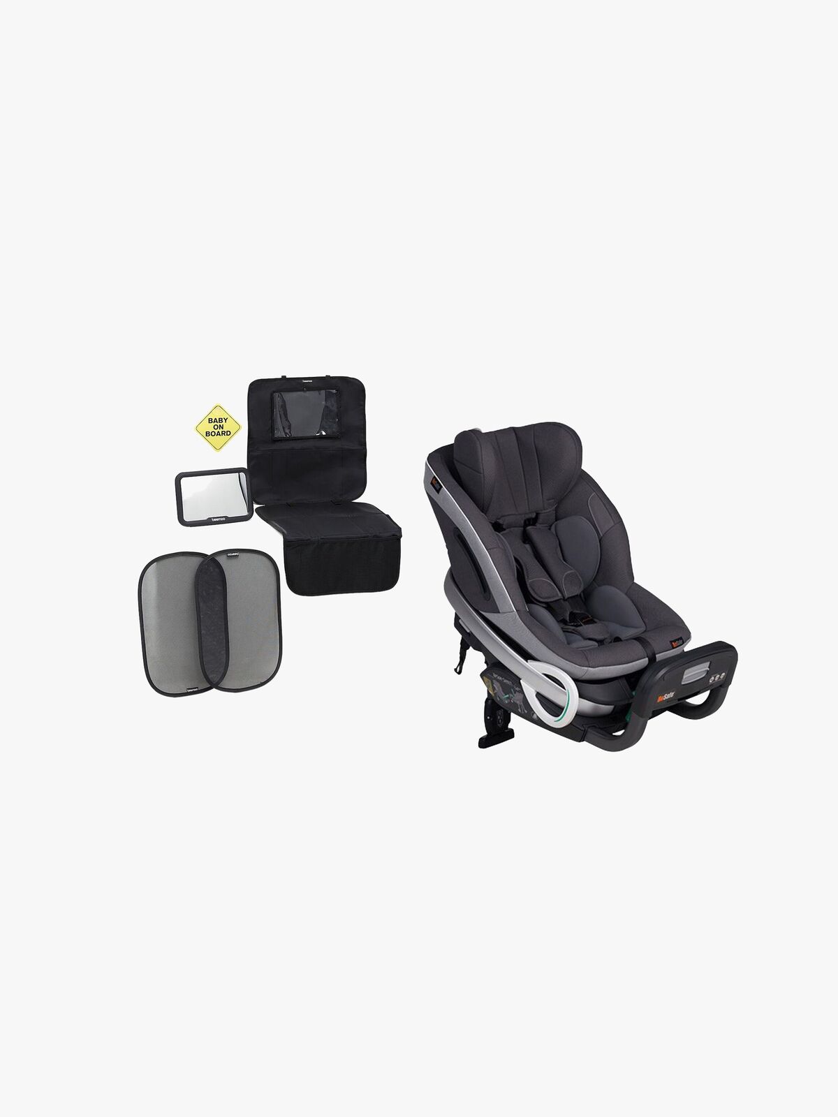 BeSafe Stretch Kindersitz inkl. Zubehörpaket, Metallic Mélange