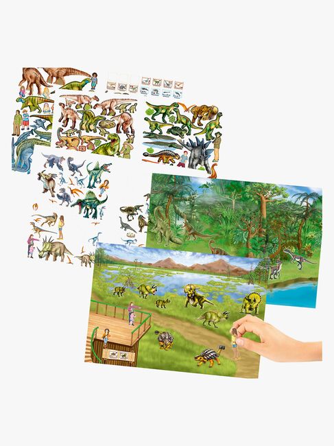 Dino World Stickerbuch Create Your Dino Zoo