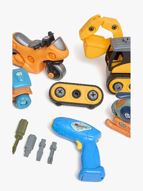 Fippla Lern- & Entdeckungskiste Fahrzeuge mit Akkuschrauber