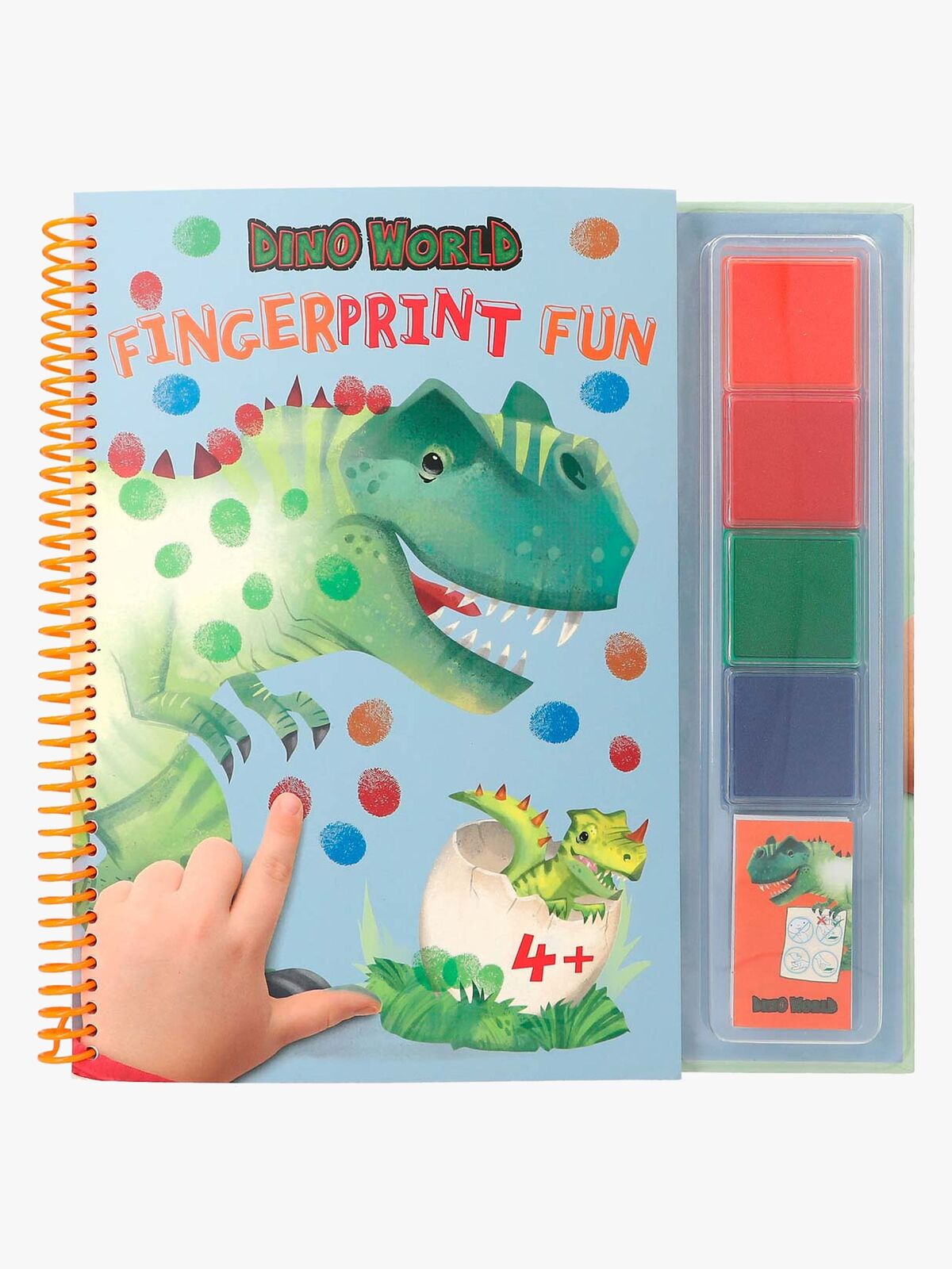 Dino World Fingerprint Fun Malbuch