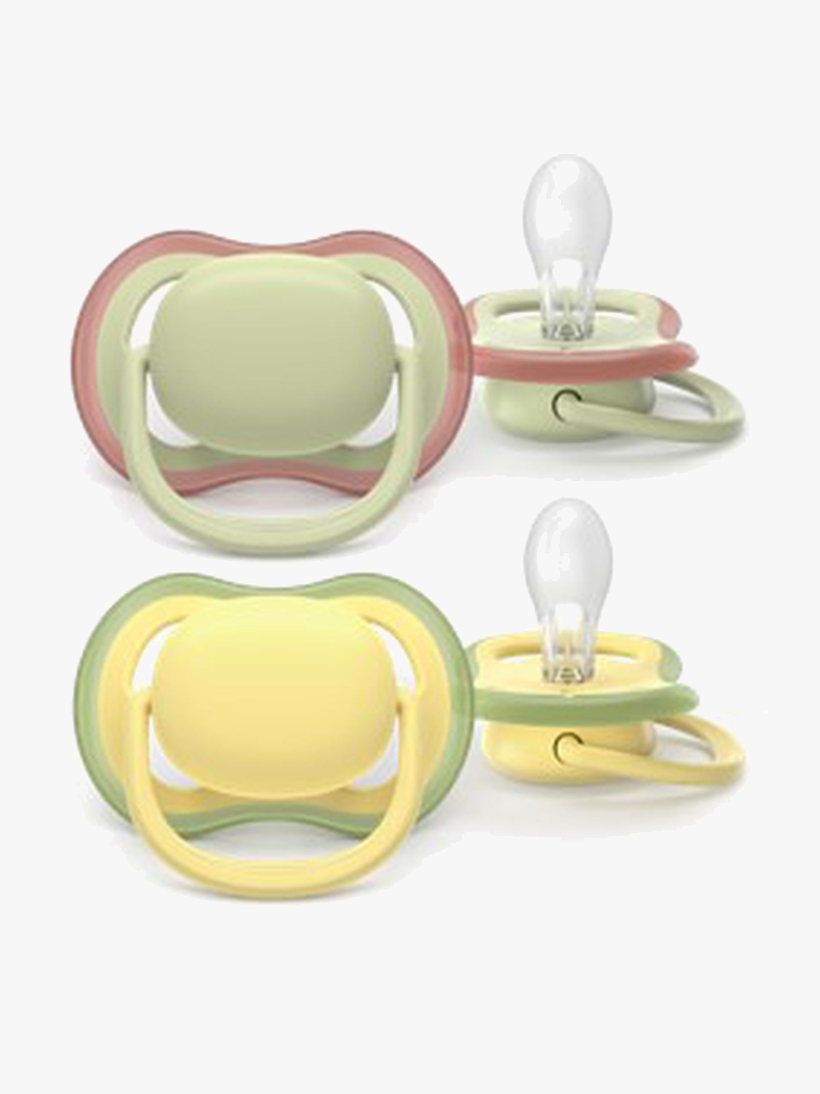 Avent Ultra Air Schnuller 18m+ 2er-Pack, Hellgrün / Gelb