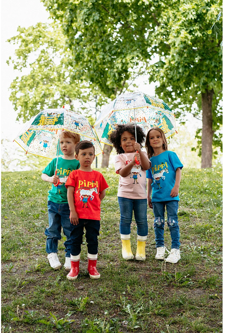 Pippi Langstrumpf T-Shirt, Blau