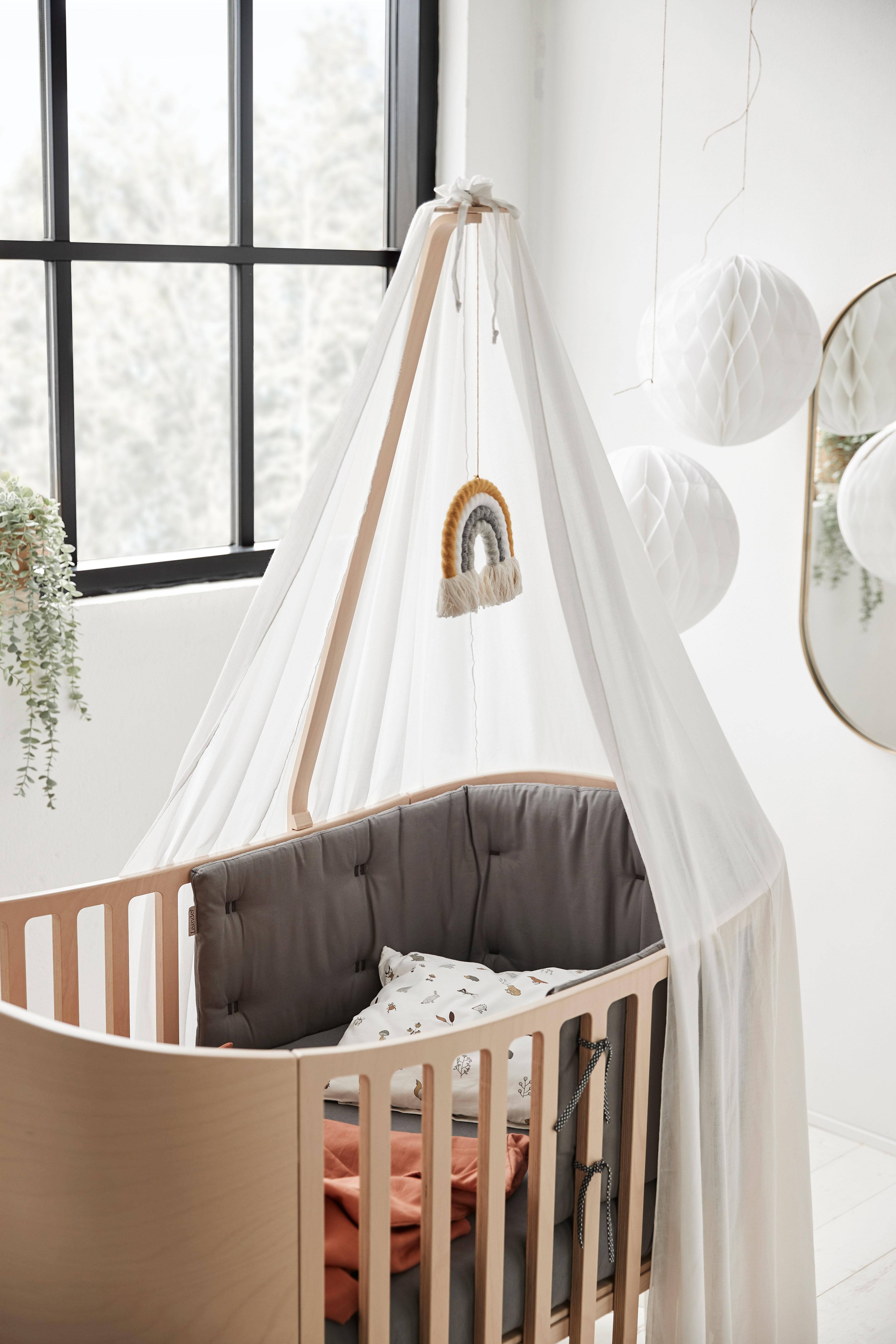 Betthimmel für Leander Classic Babybett, Weiß