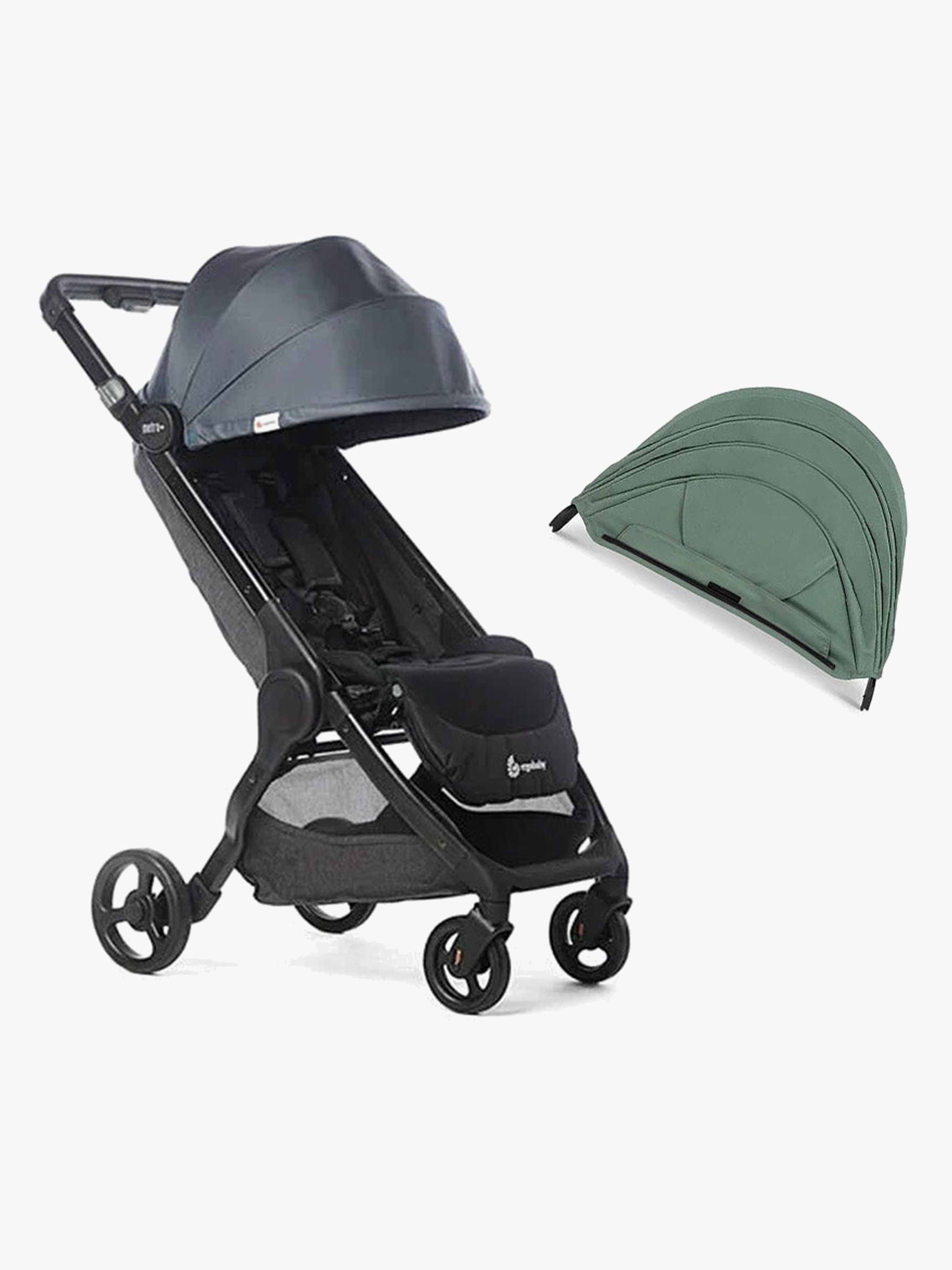 Metro+ Buggy inkl. Extra-Verdeck, Slate Grey / Sea Grass