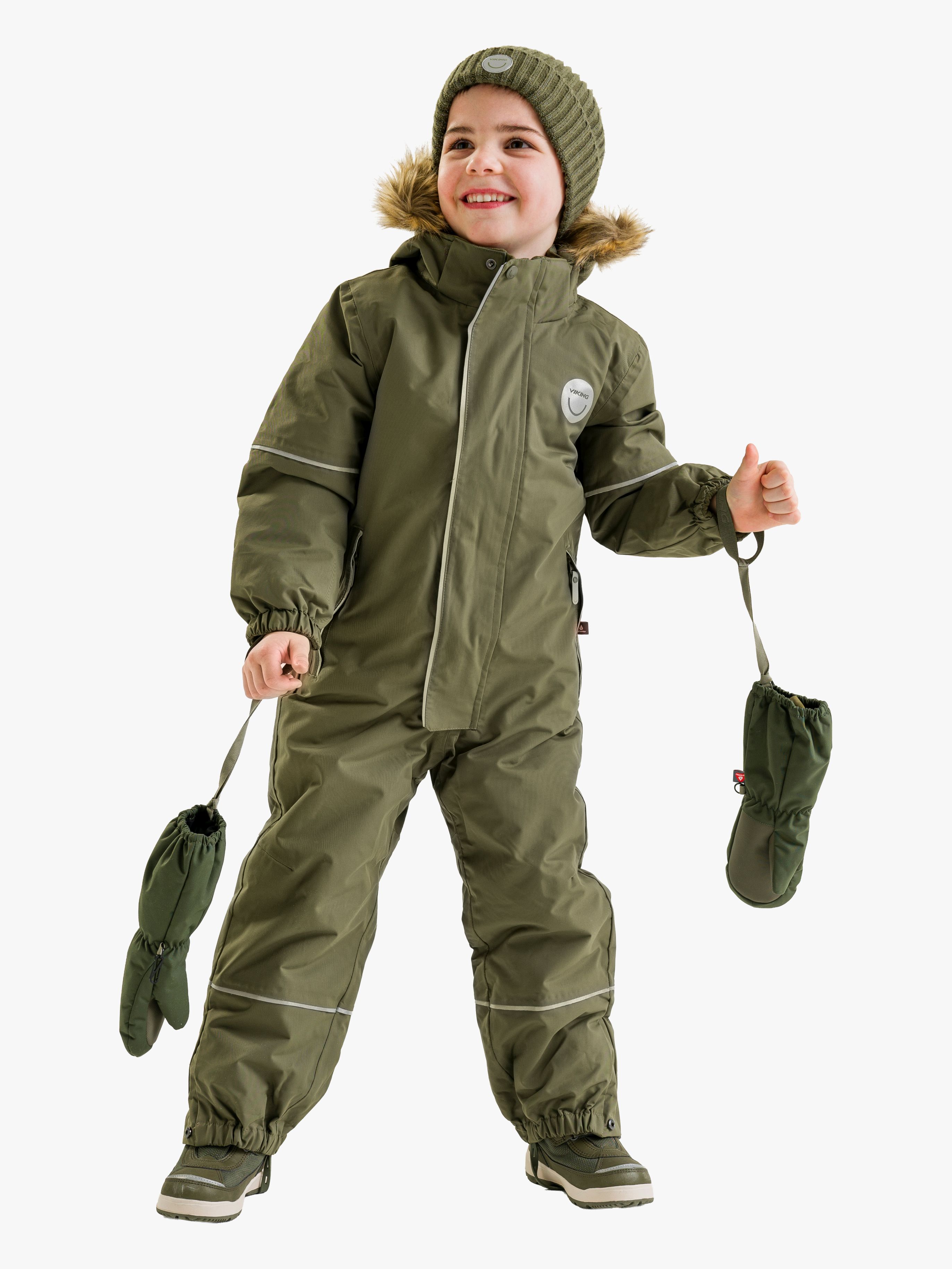 Viking Play Overall, Olive, 104