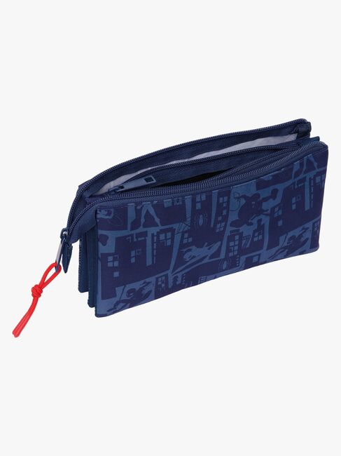 Marvel Spider-Man Dreifach-Federmäppchen, Blau