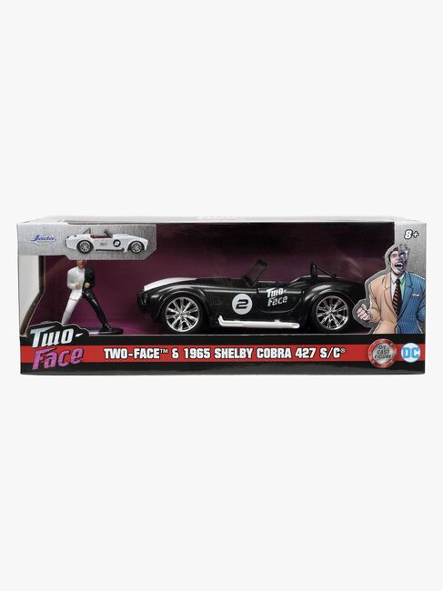 Jada Toys DC Comics Auto mit Figur Two Face & 1965 Shelby Cobra 427 1:32