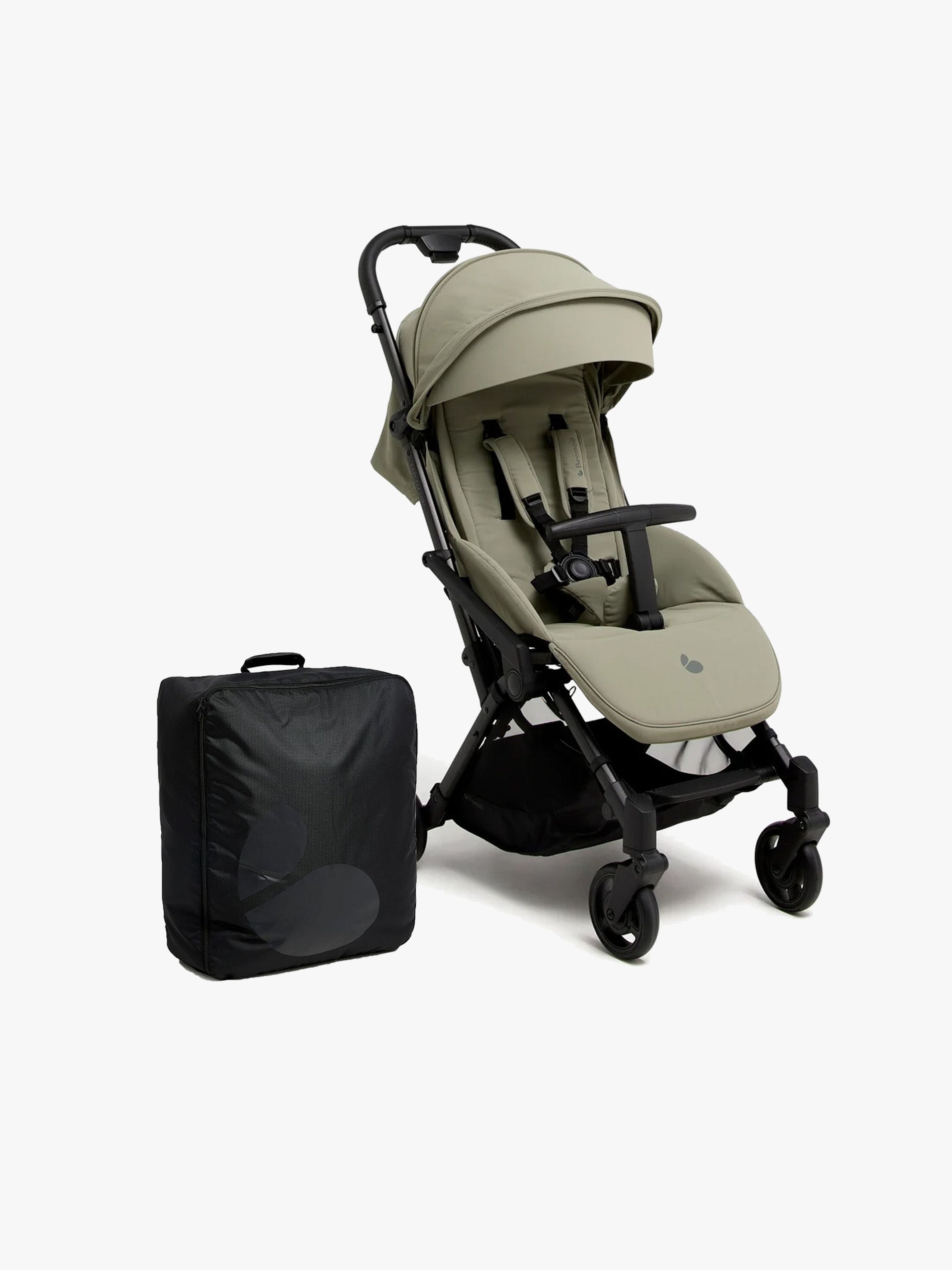 Beemoo Easy Fly Lux 4 Buggy inkl. Gepolsterte Transporttasche, Spring Green