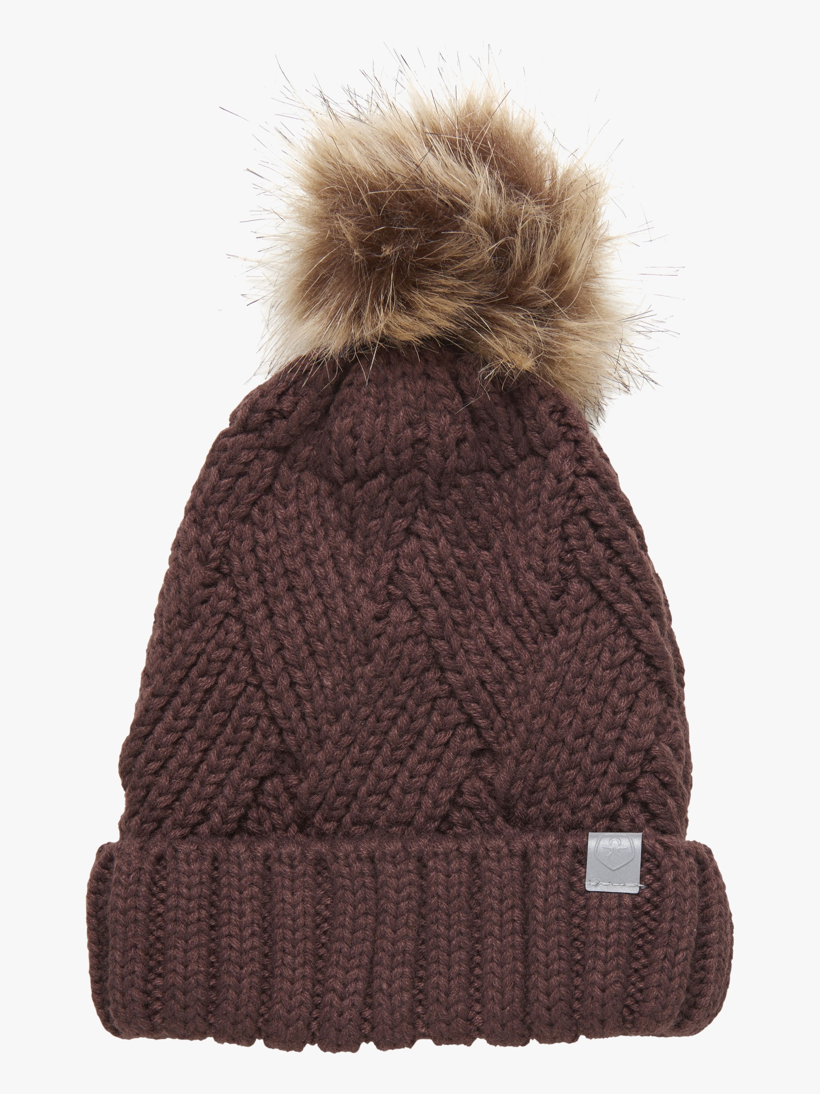 Mütze Wollmischung, Marron, 52