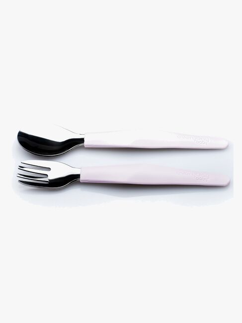 Everyday Baby Besteckset Silikon 2er-Pack, Lavendelfarben