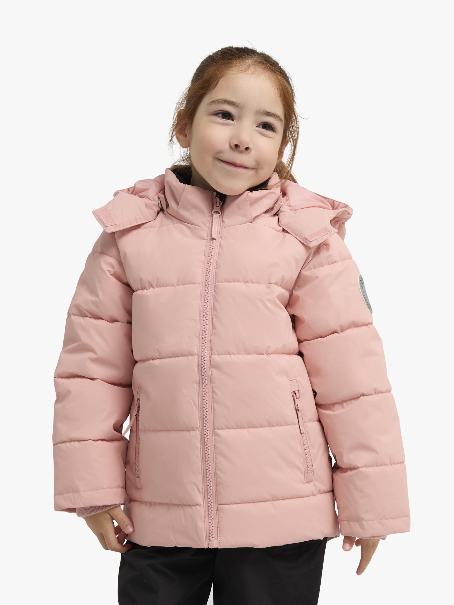 Nordbjørn Star Reflektierender Winterjacke, Rosa, 140