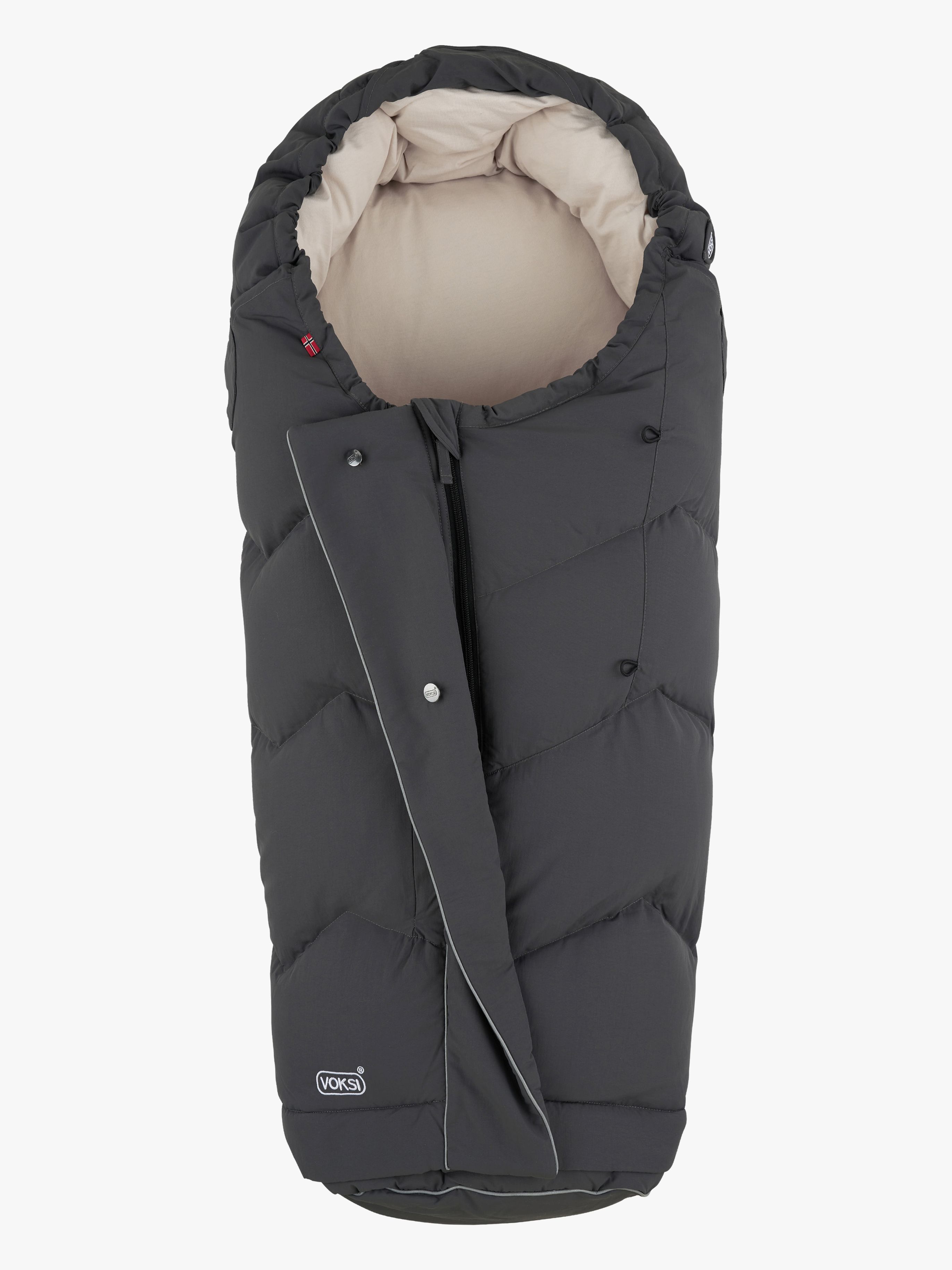 Voksi City Fußsack, Grey Cream