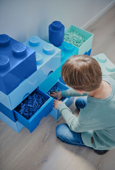 LEGO Aufbewahrungsbox mit Schublade 4, Grün