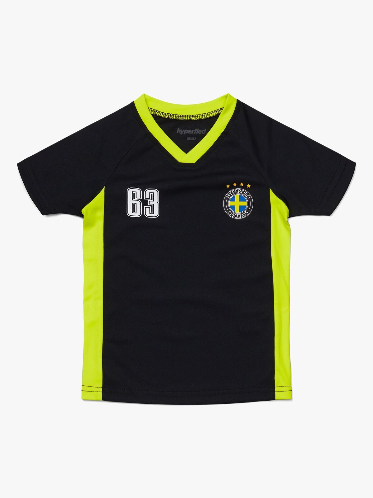 Hyperfied V-Neck Neo Logo T-Shirt, Anthracite