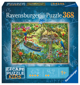 Ravensburger Puzzle Escape Dschungel Kinderpuzzle, 368 Teile