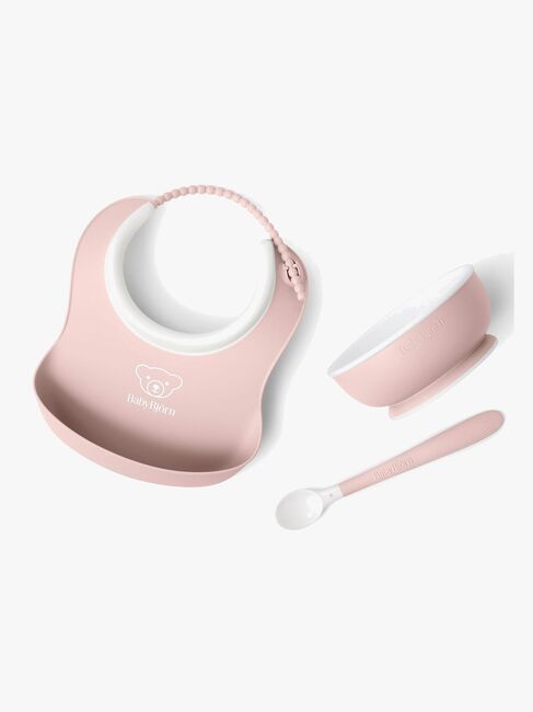 BabyBjörn Geschirr-Set 3-teilig, Blassrosa