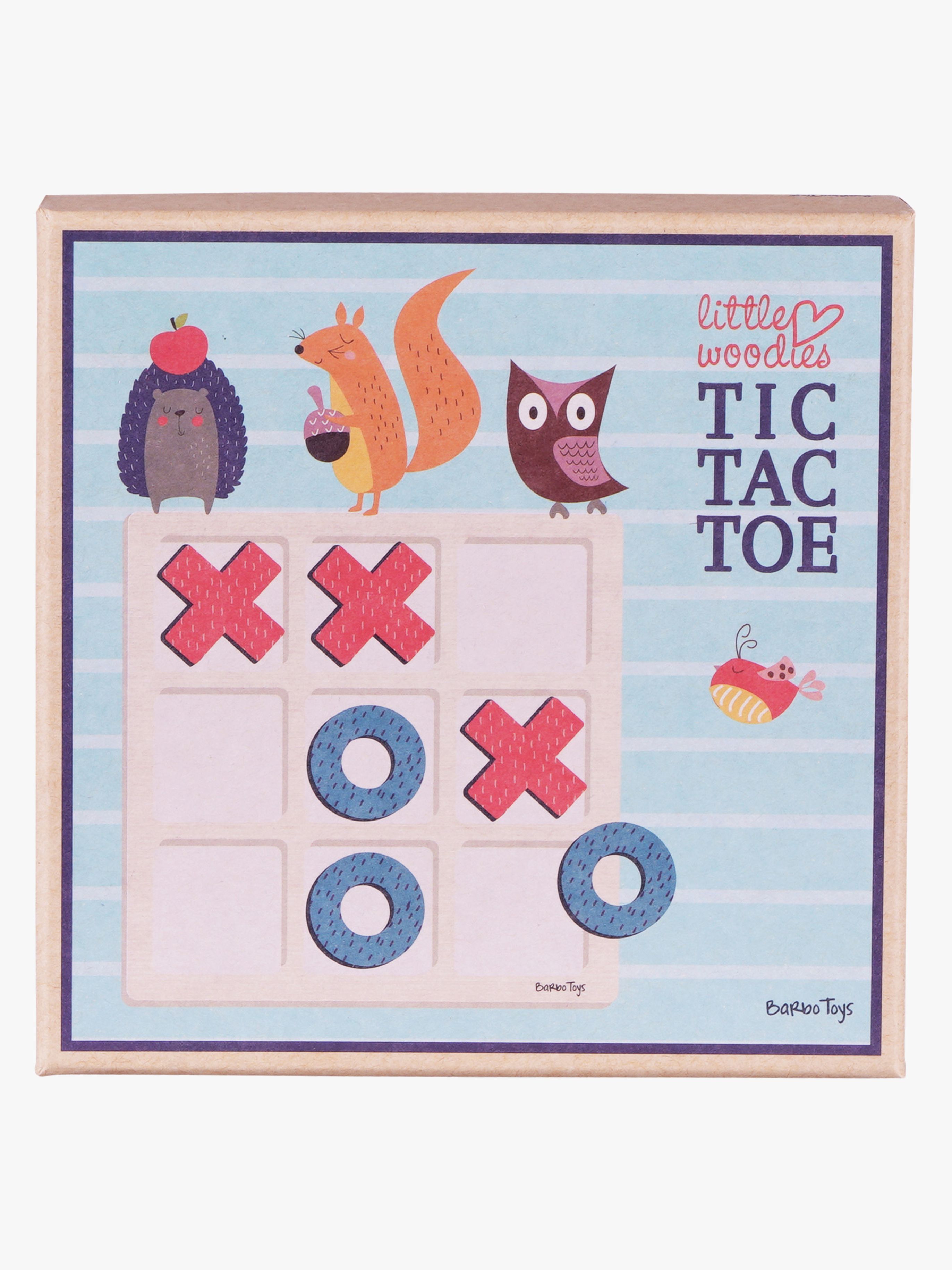 Barbo Toys Little Woodies Drei Gewinnt