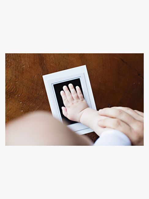 Pearhead Babyprints Fotorahmen, Weiß
