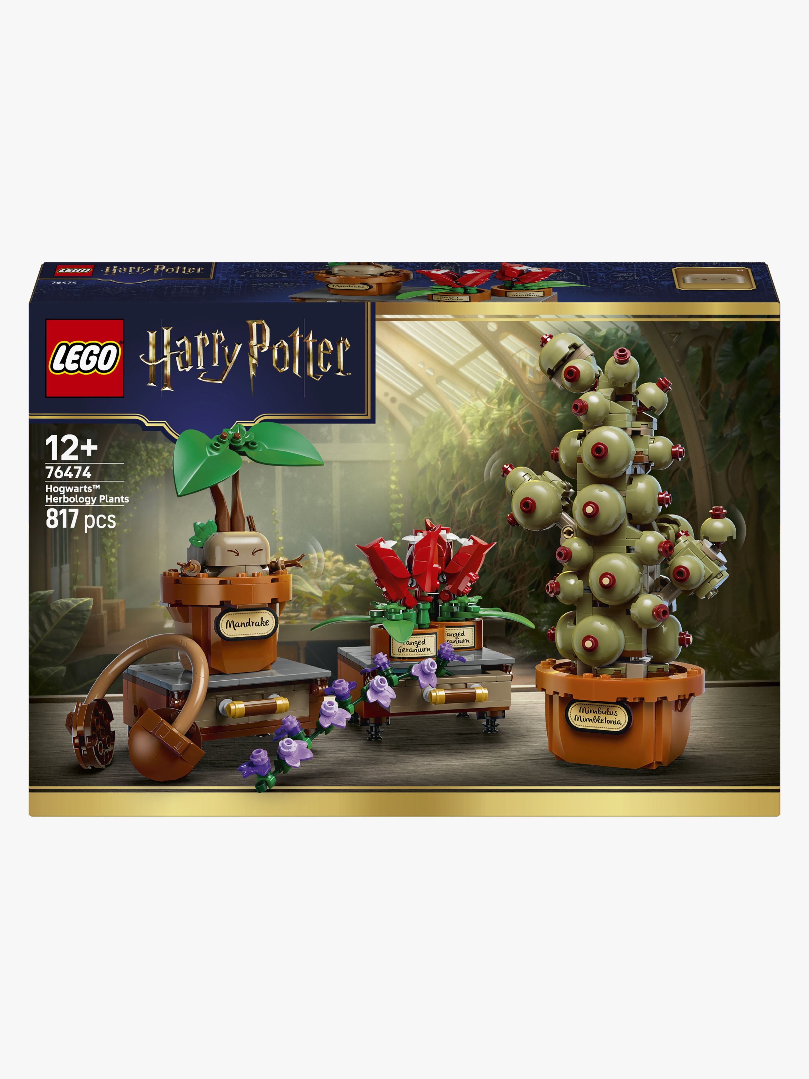 Harry Potter 76474 Schloss Hogwarts: Kräuterkunde-Pflanzen