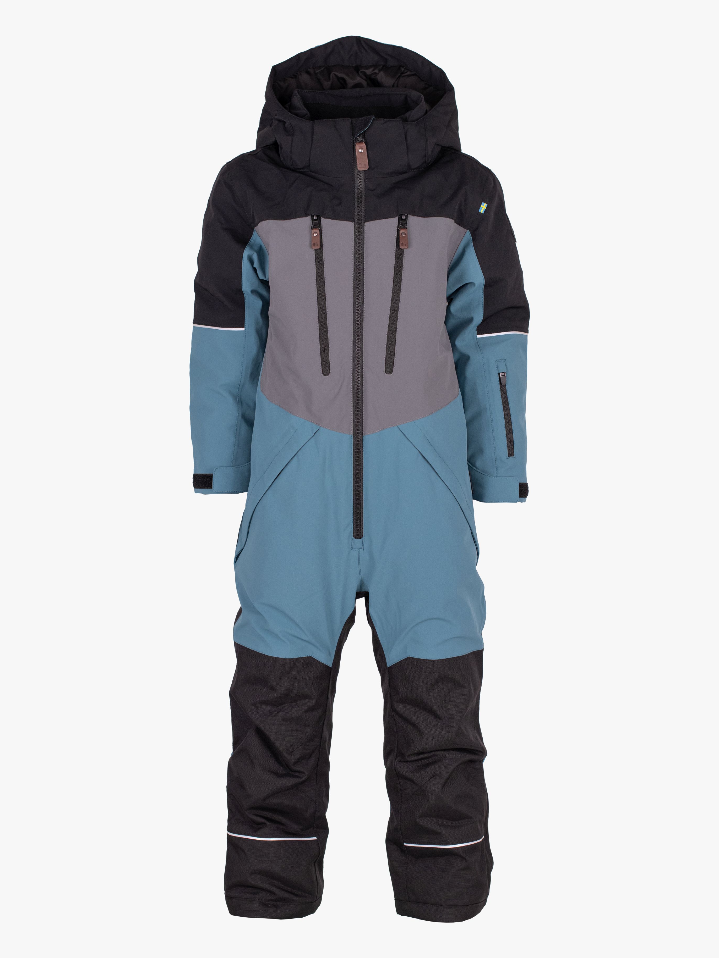 Alpine Overall, Black / Turquiose, 120