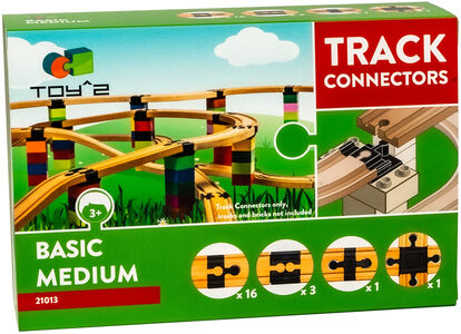 Toy2 Track Connectors Medium Basic Paket