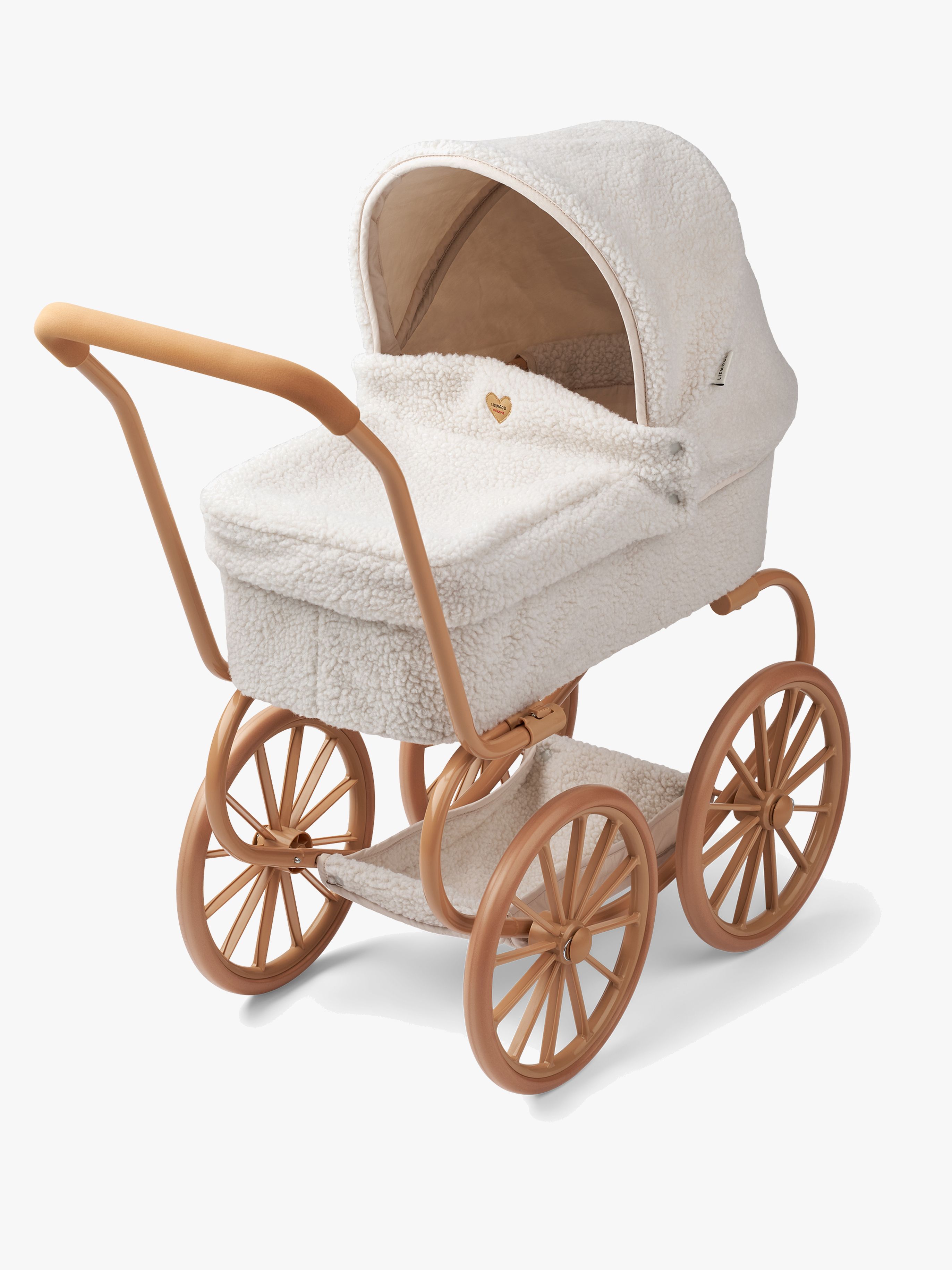 LIEWOOD Puppenwagen Adaline Teddyfleece
