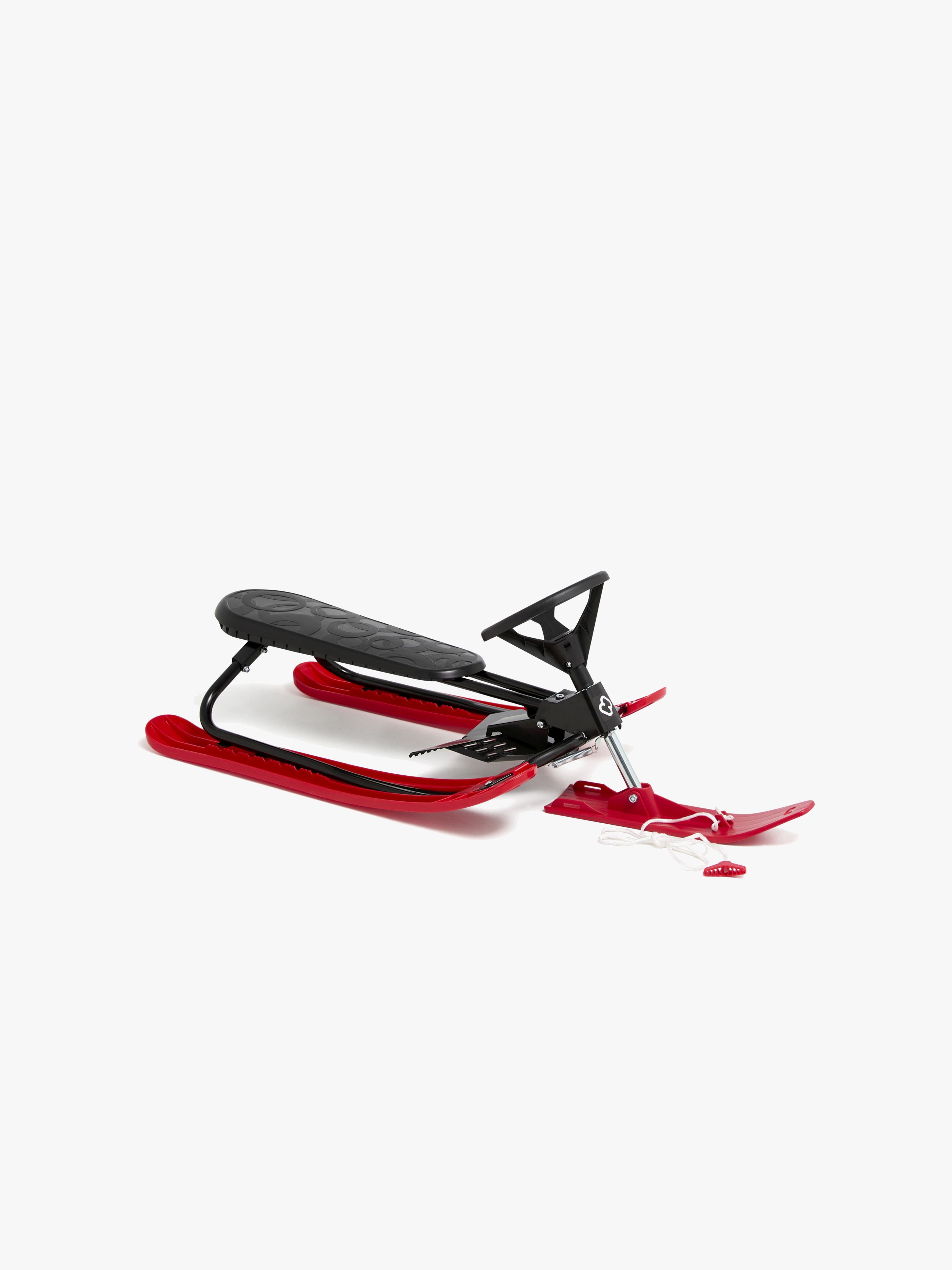 Downhill Snow Trike, Schwarz / Rot