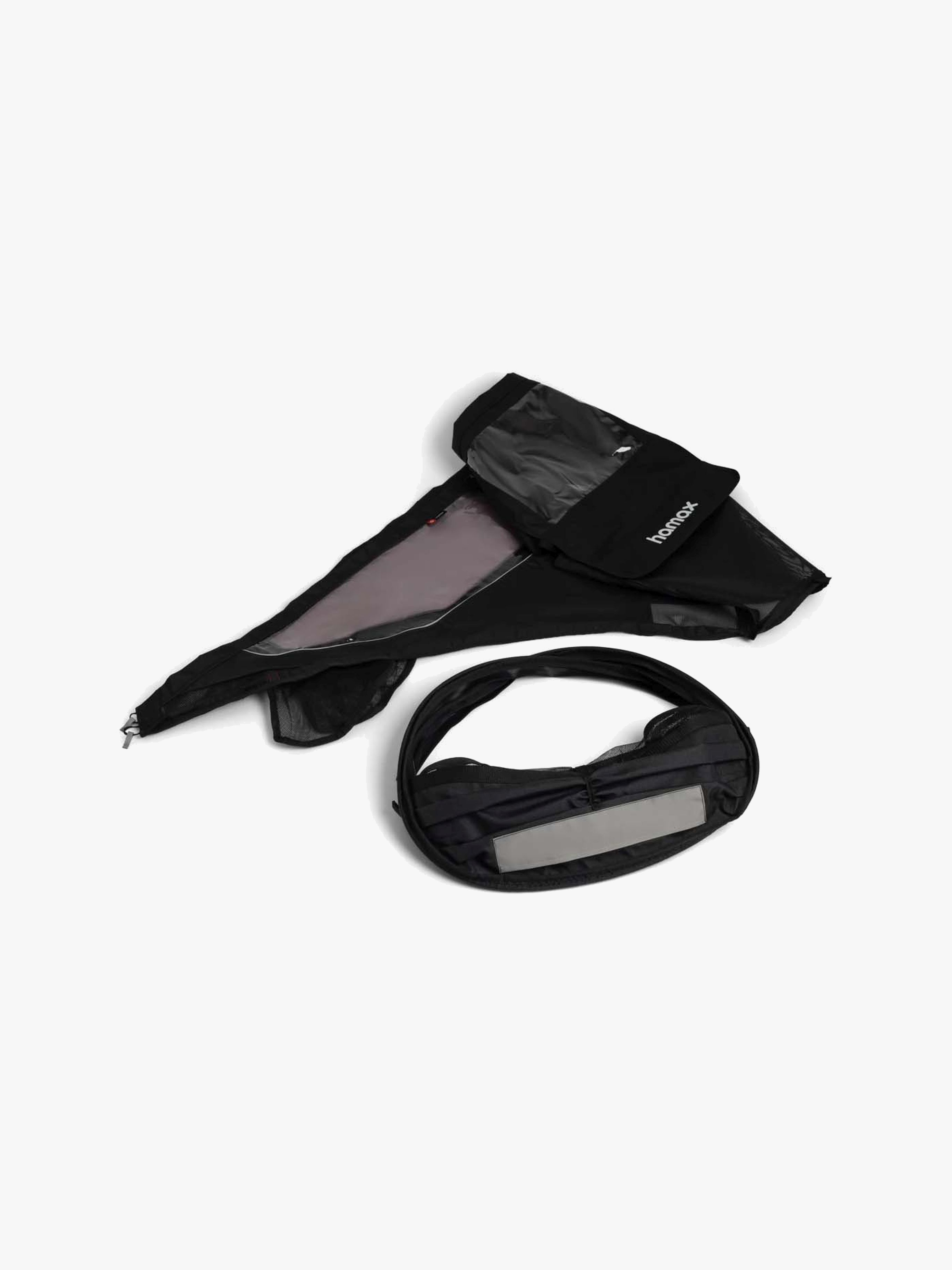 Outback Next Single Farbiger Textilbezug, Schwarz
