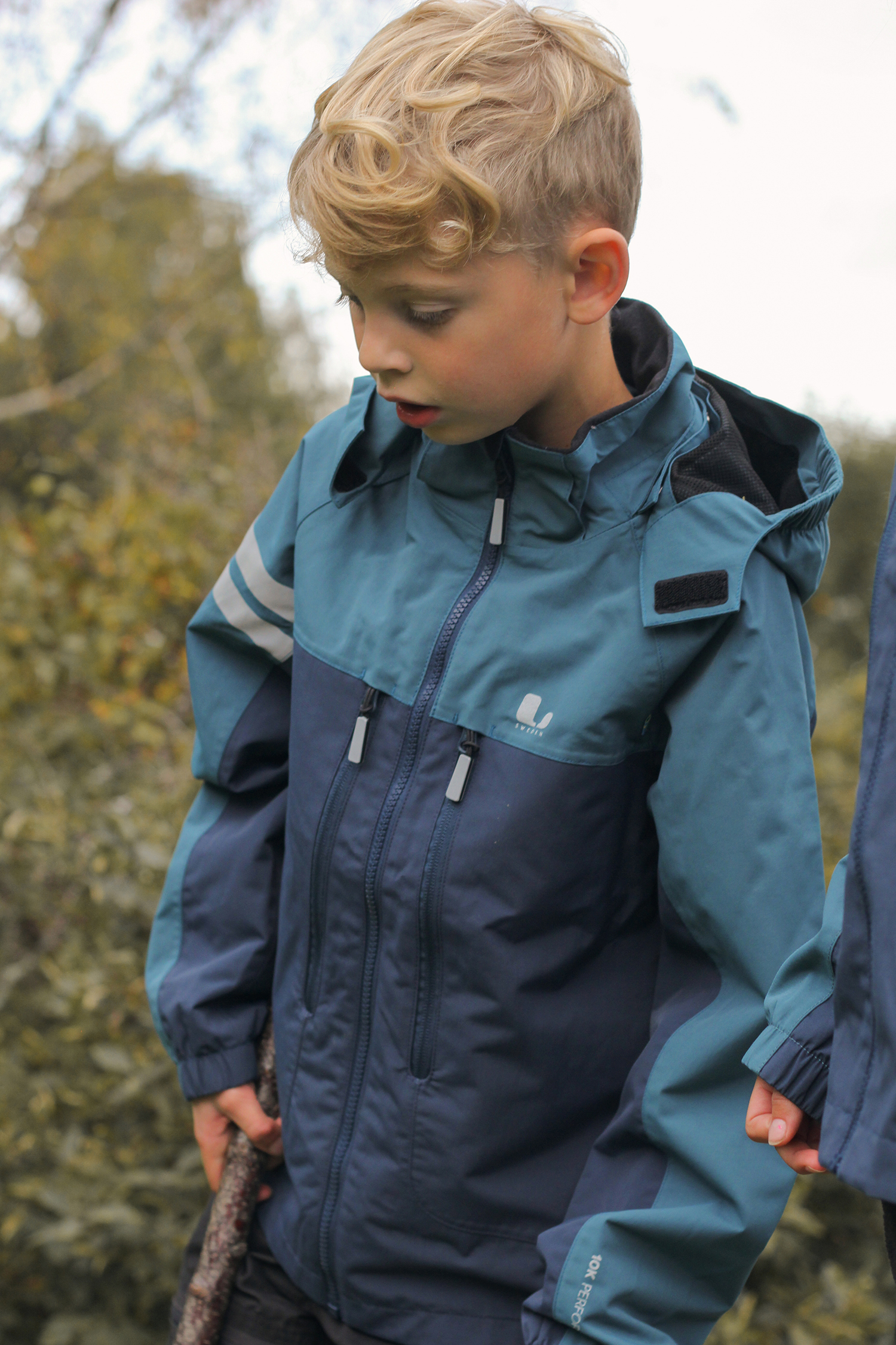 Lindberg Lingbo Outdoorjacke, Turquoise/Navy, 90