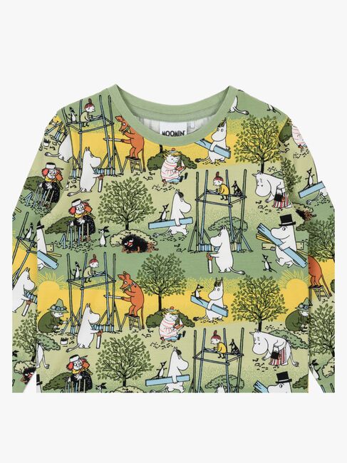 Moomin by Martinex Busy Bees Pullover, Grün