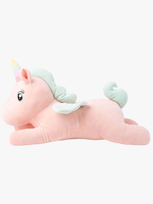 Teddykompaniet Plüschspielzeug Liegendes Einhorn 52 cm, Rosa