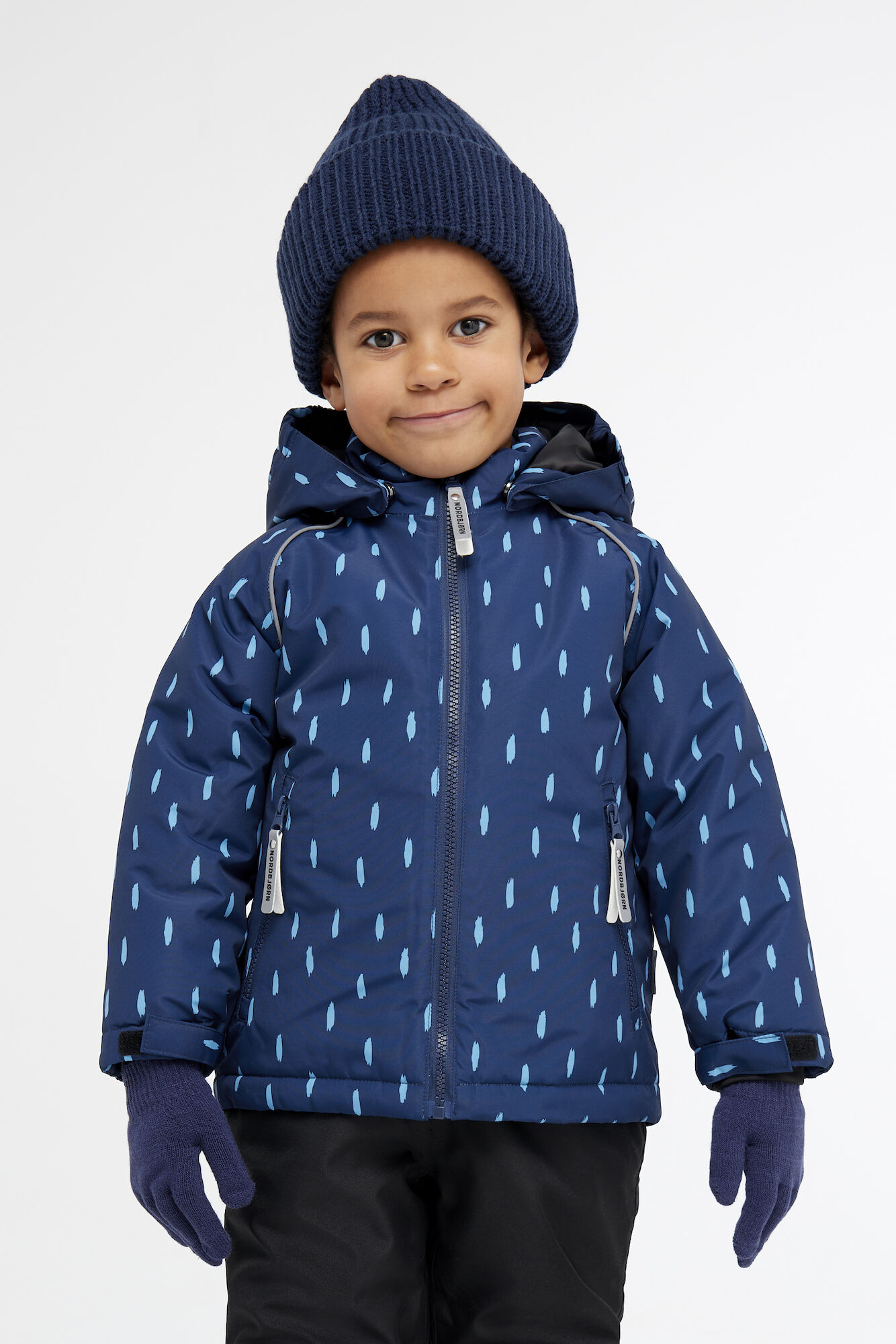 Nordbjørn Iowa Winterjacke, Blau, 116