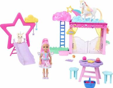 Barbie A Touch Of Magic Chelsea Puppenset mit Pegasus
