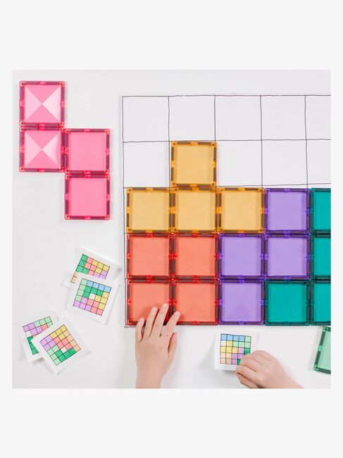 Connetix Magnetischer Bauteil Pastel Square 40 Teile