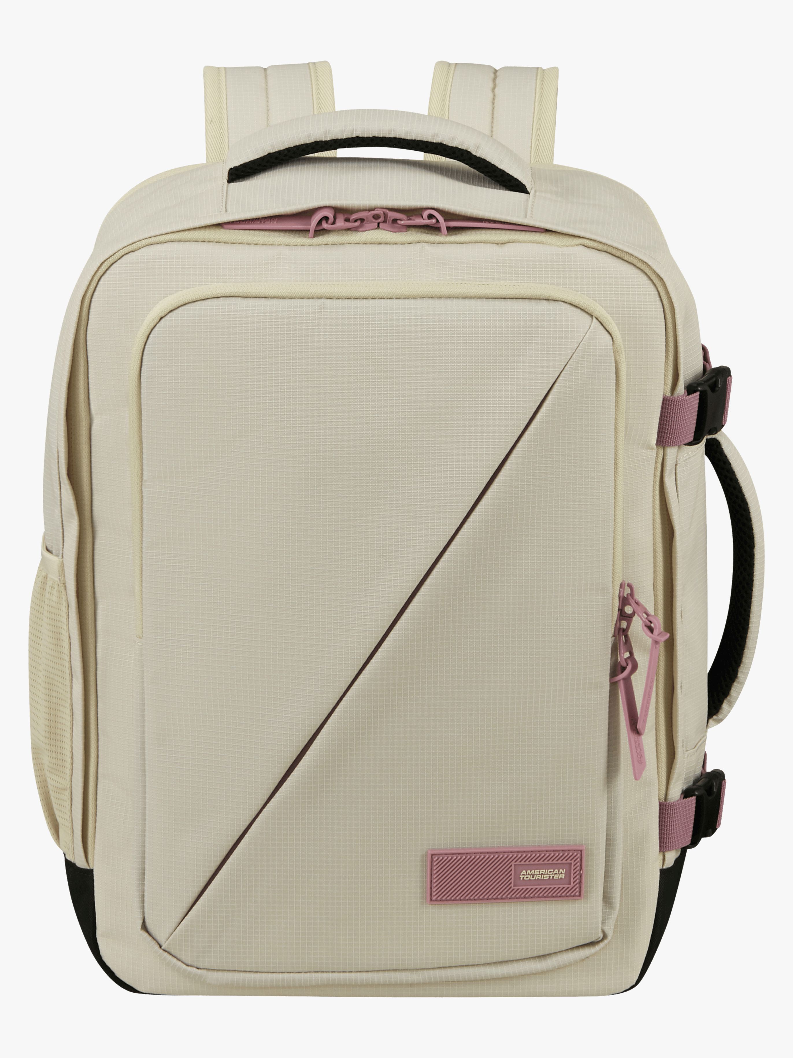 American Tourister Take2Cabin MS Kinder Rucksack 26,5L, Coconut Sand/Galactic Mauve
