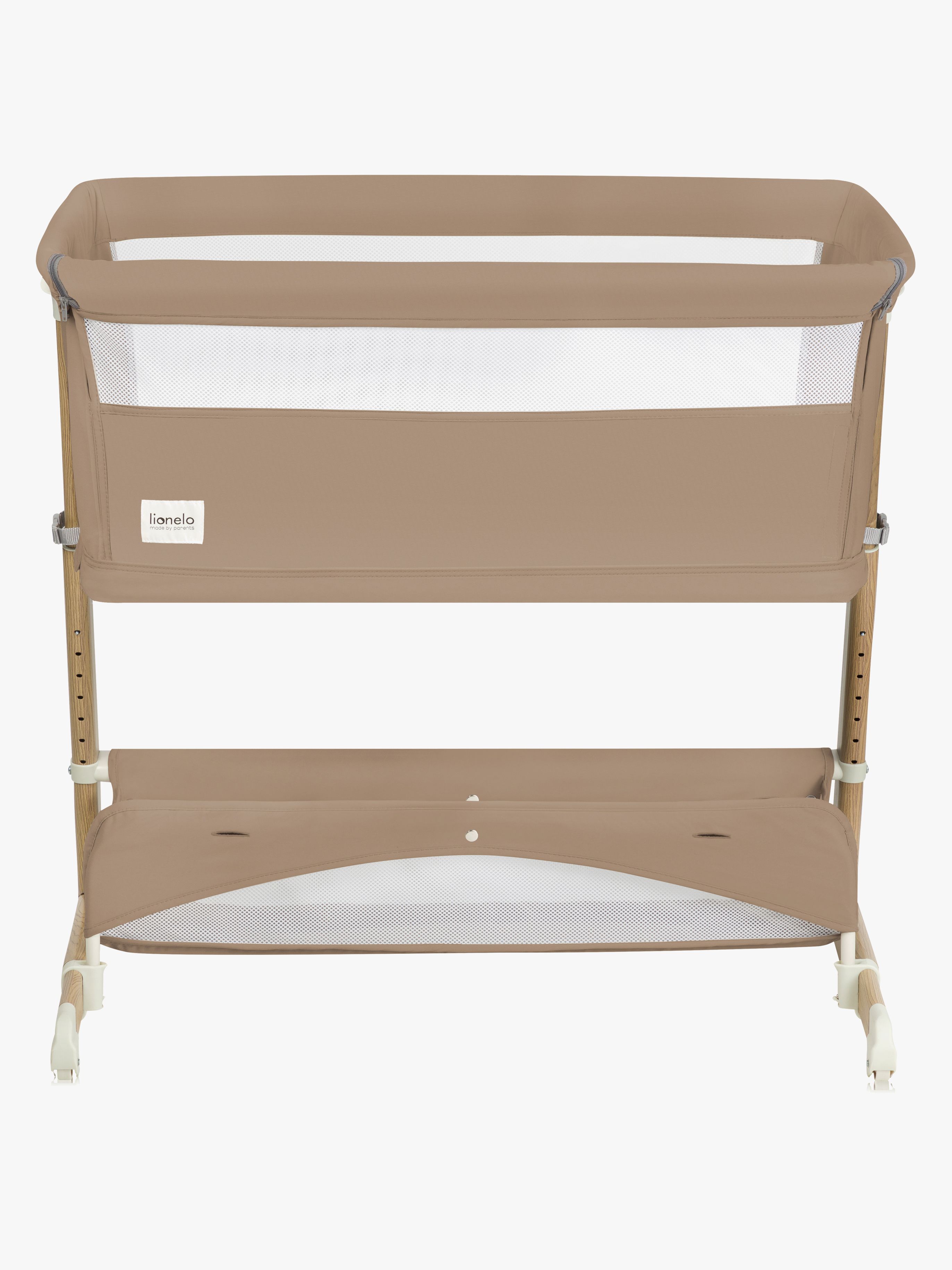 Lionelo Thomi Plus 5-in-1 Beistellbett, Beige Carmel
