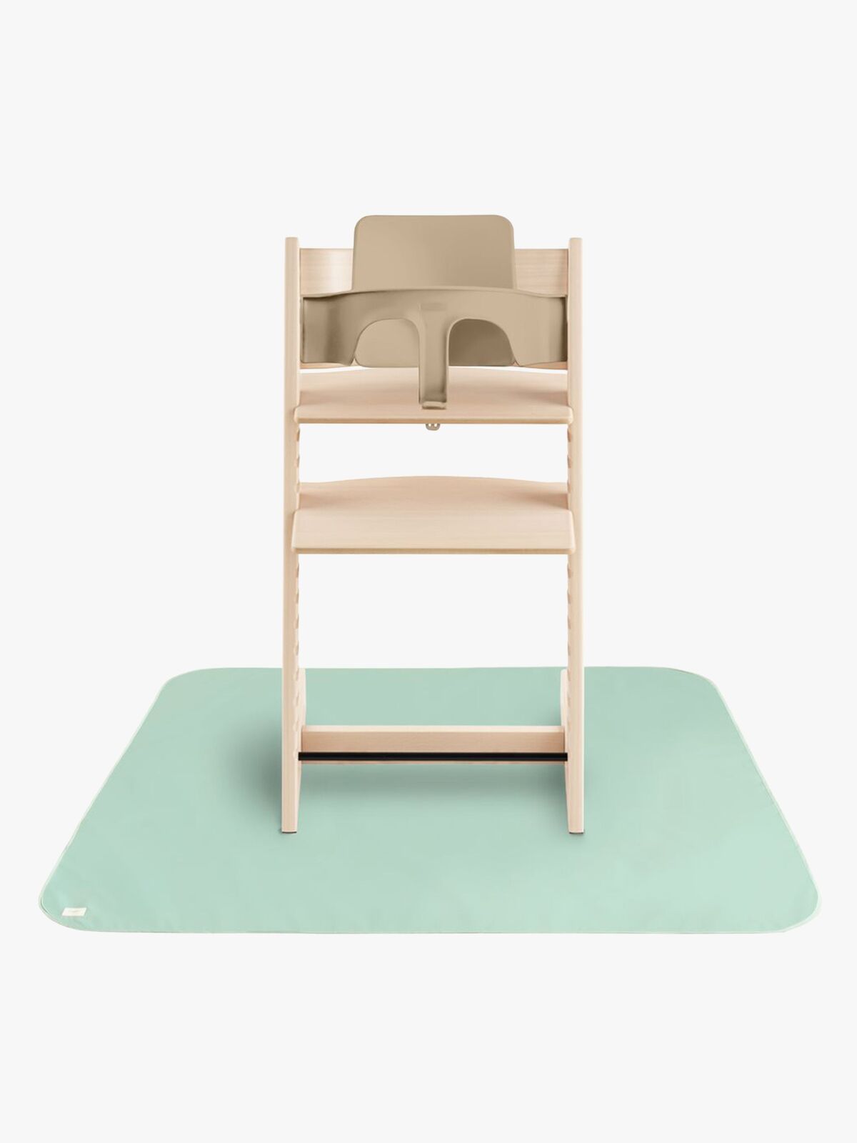 Mushie Bodenschutz für Hochstuhl, Roman Green