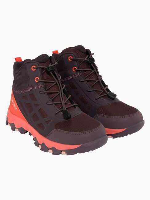 Viking Track Mid SL WP Sneaker, Plum