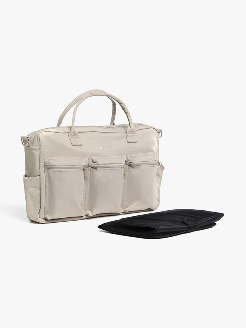 Beemoo Pro Double Wickeltasche, Latte Beige