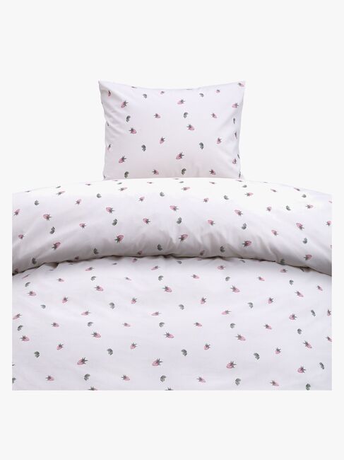 Borganäs Bettwäsche Erdbeertraum 150x210 cm