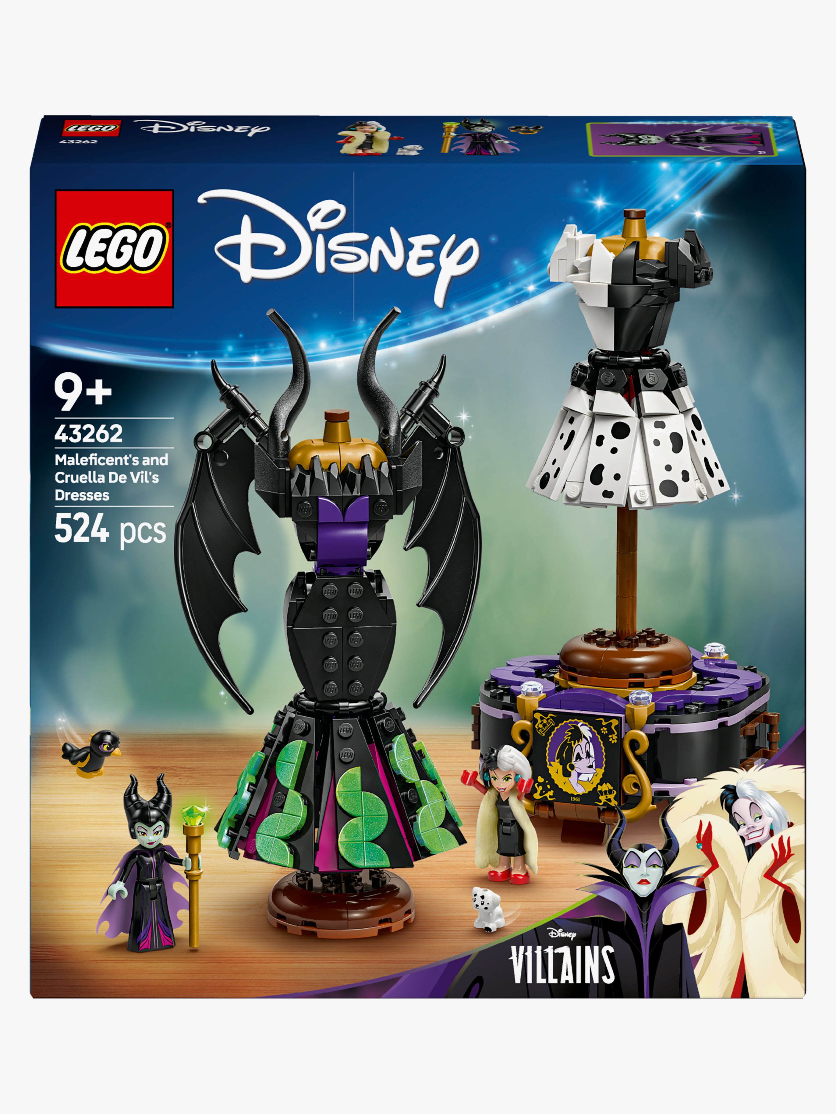 LEGO Disney Classic 43262 Die Kleider von Malefiz und Cruella De Vil