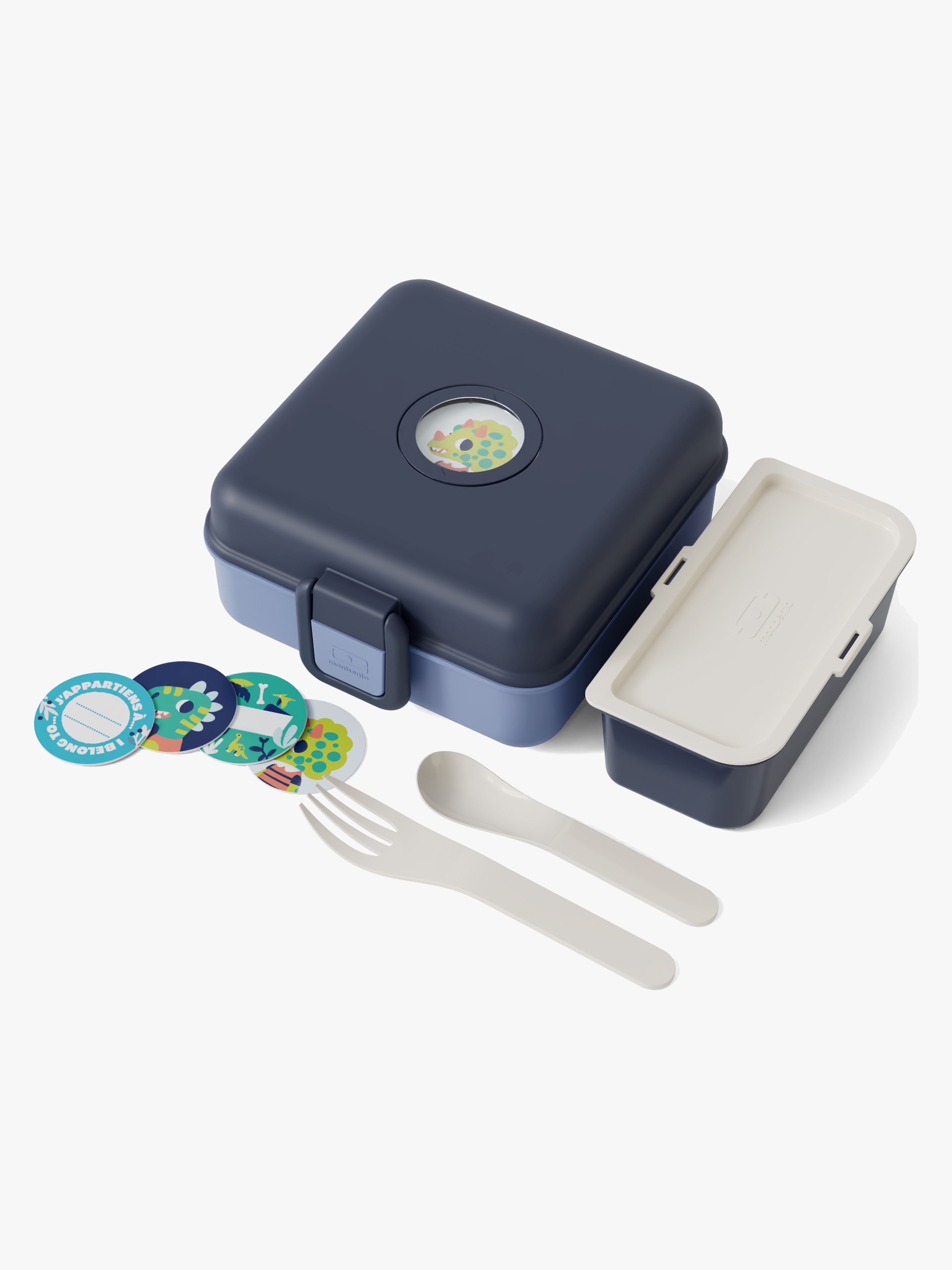 Monbento Snacky Bento Brotdose, Blue Infinity