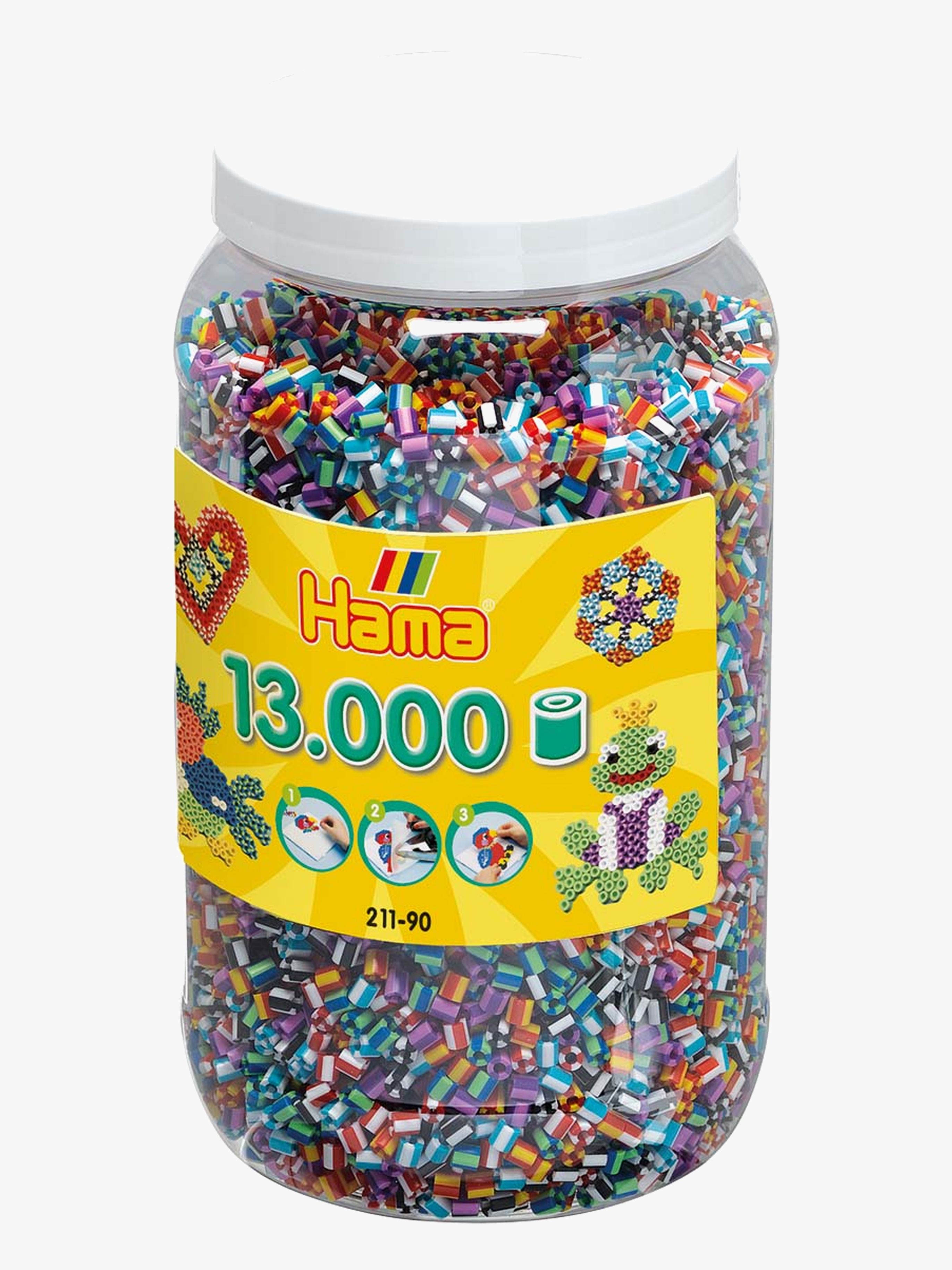 Midi Perlen Gestreift 13000 pcs Mix 90
