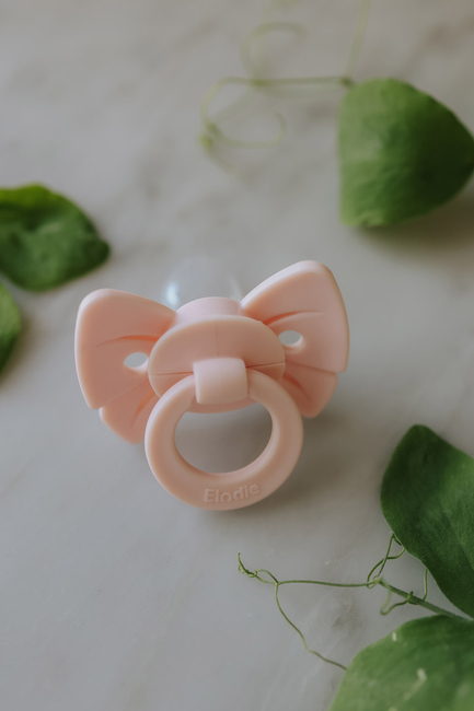 Elodie Binky Bow Schnuller 3+, Misty Pink